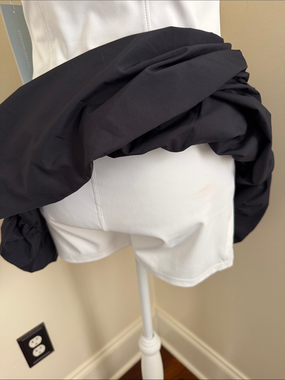 ANTONIO MELANI White and Black Two-Tone Mini Dress - Picture 13 of 13